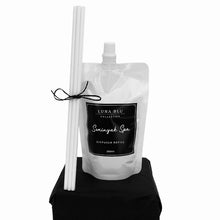 Load image into Gallery viewer, Seminyak Spa Diffuser Refill &amp; Fibre Sticks Set
